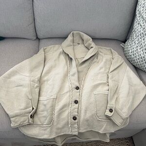 Cozy Beige Button-Up Jacket